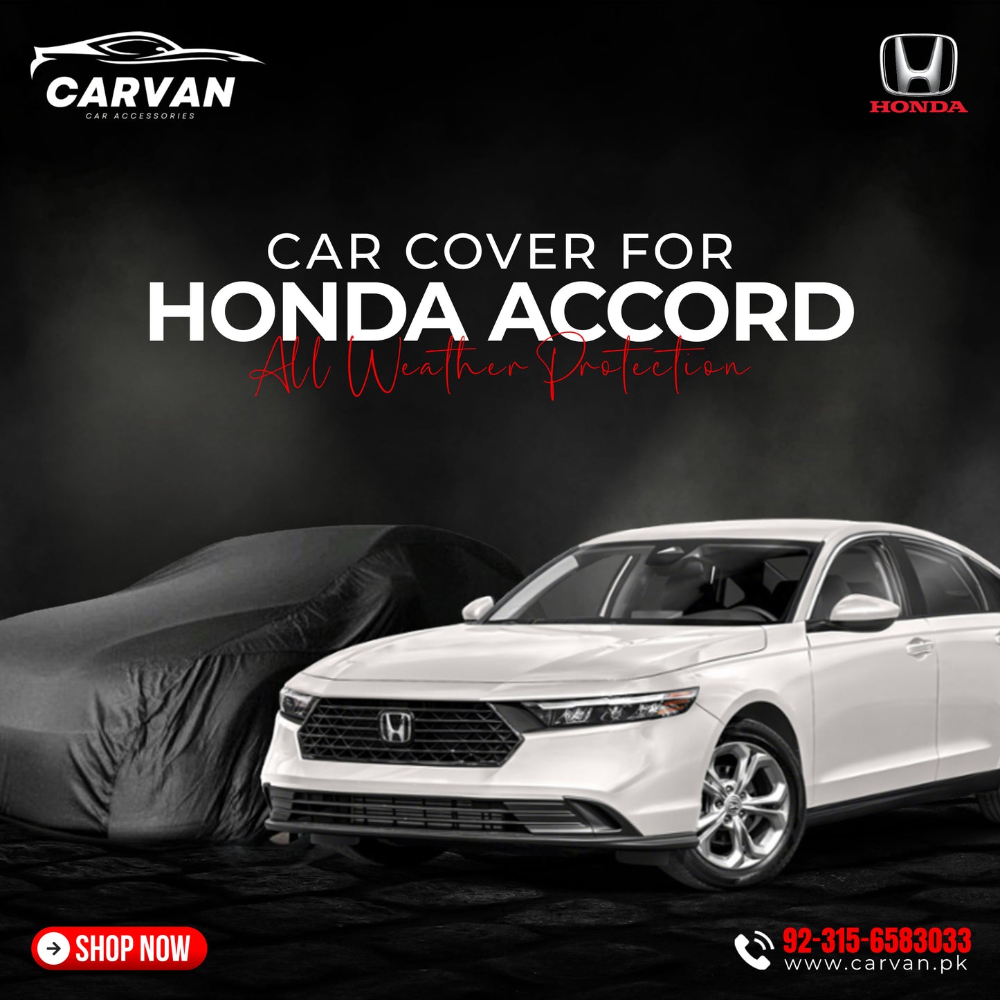 Honda Accord Water Proof Car Top Cover