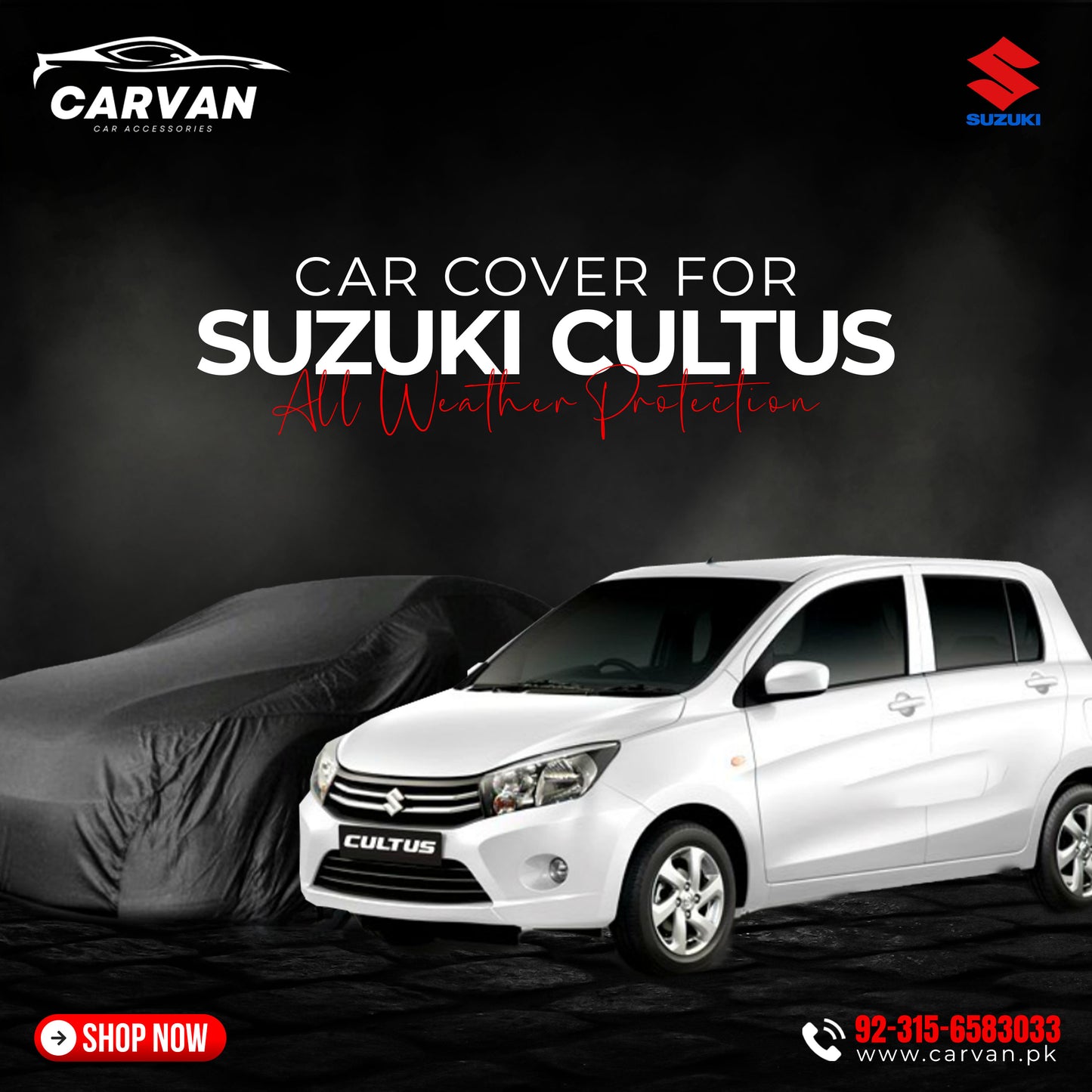 Suzuki Cultus New Model Water Proof Car Top Cover