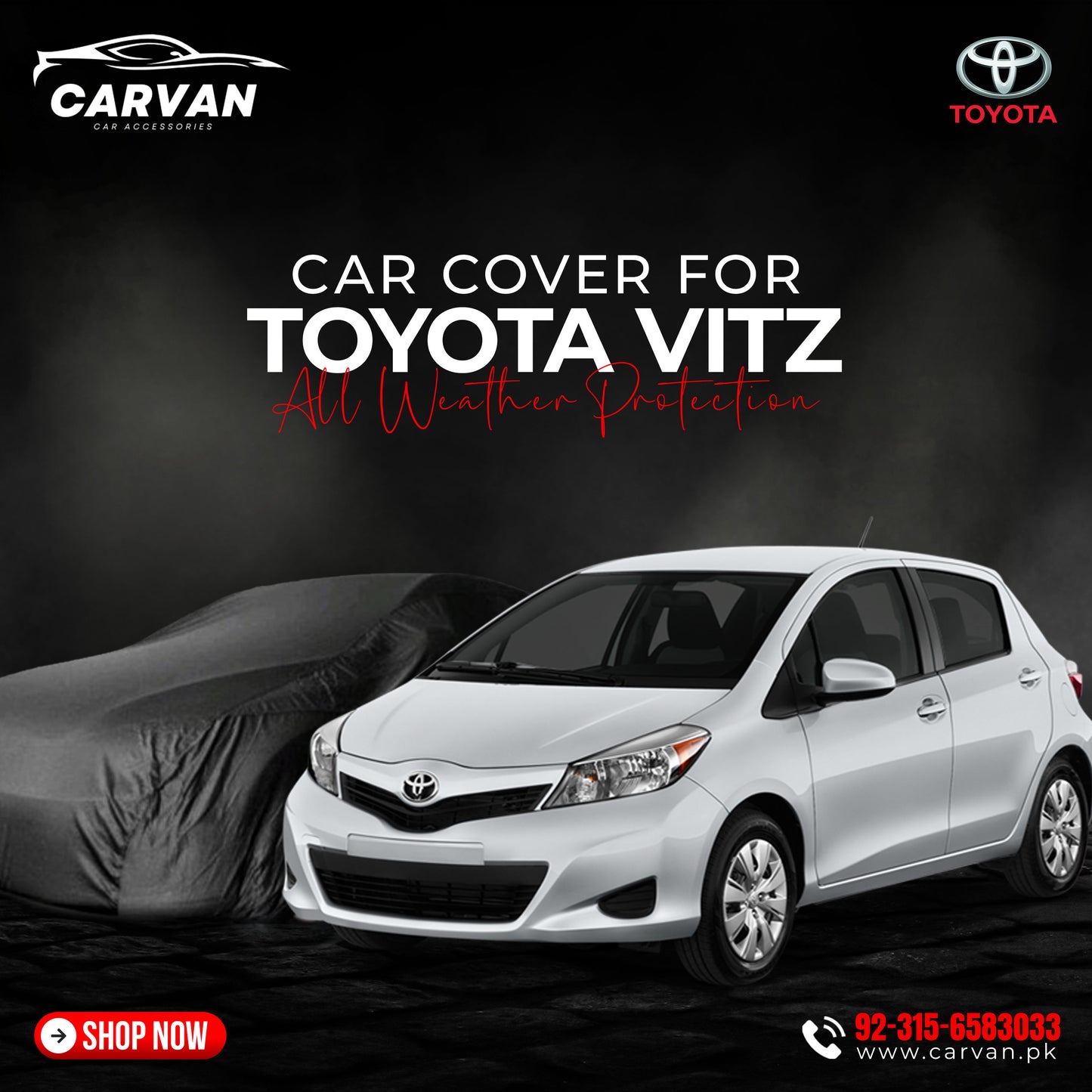 Toyota Vitz  Car Top Cover